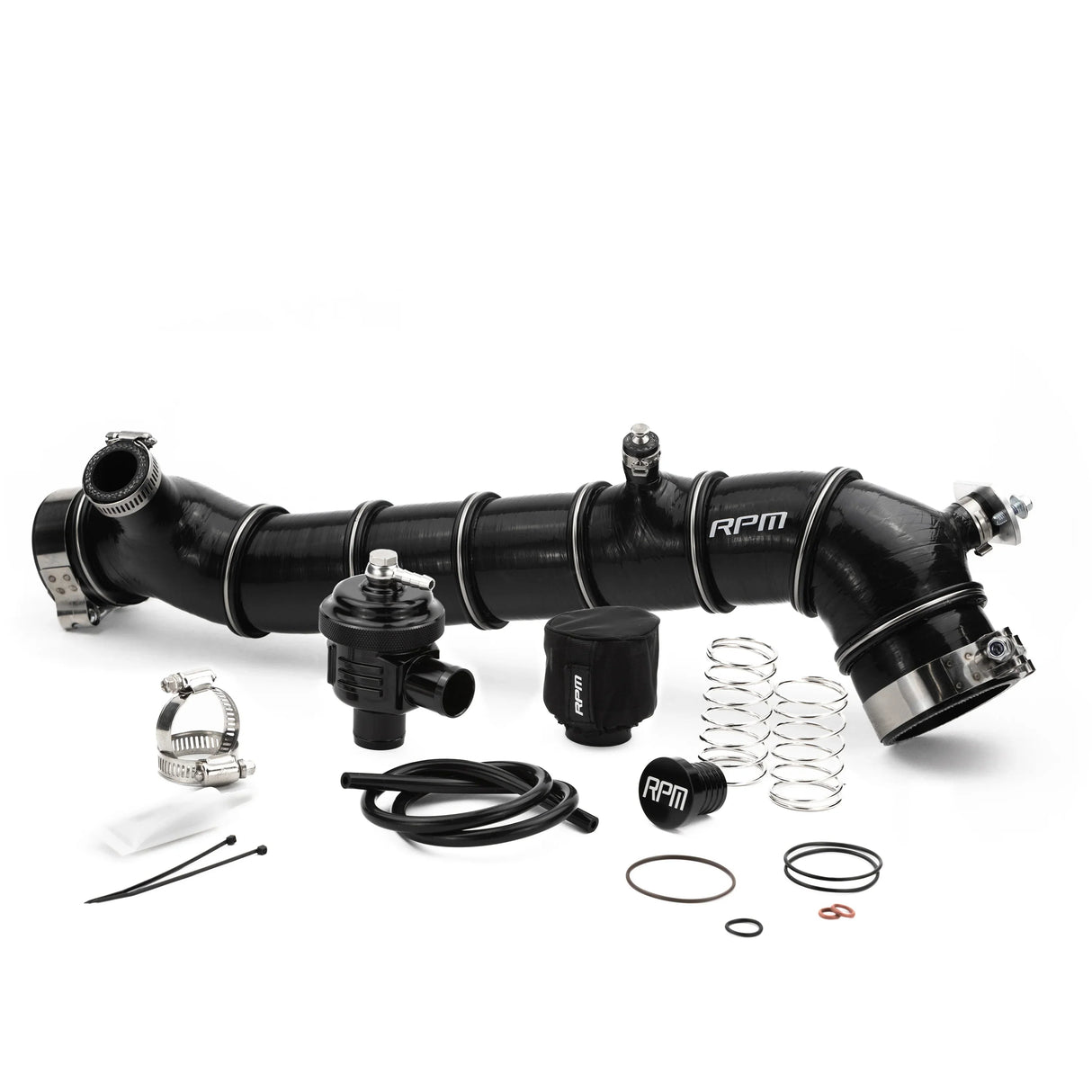 RPM Wire Reinforced 5ply Silicone Charge Tube - Polaris RZR Turbo XP PRO XPT Turbo S & Turbo R/Pro S
