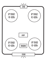 2018+ Polaris RZR Turbo S Stereo Tops (2-Seat)