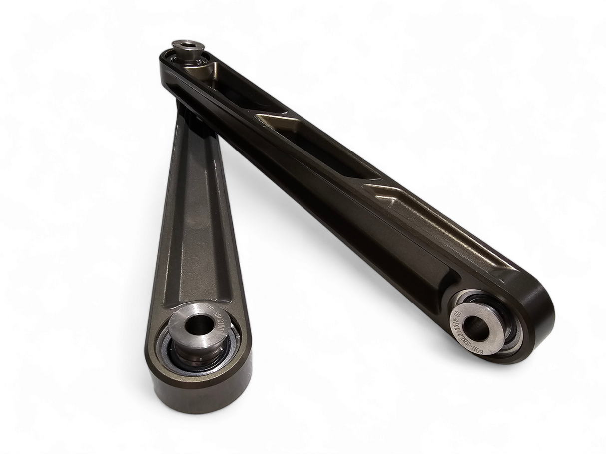 2022 to Current Polaris RZR Turbo R, Pro R Front Sway bar Link in Gun Metal Finish www.elektricoffroad.com
