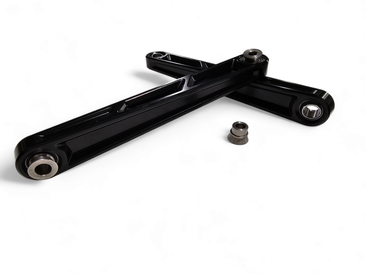 2022 to Current Polaris RZR Turbo R, Pro R Front Sway bar Link in Black Finish www.elektricoffroad.com