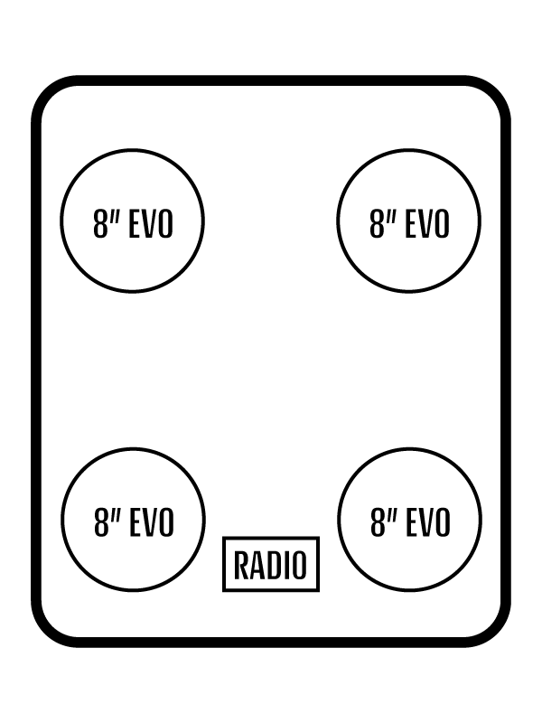 2024+ Polaris RZR XP Stereo Tops (2-Seat)