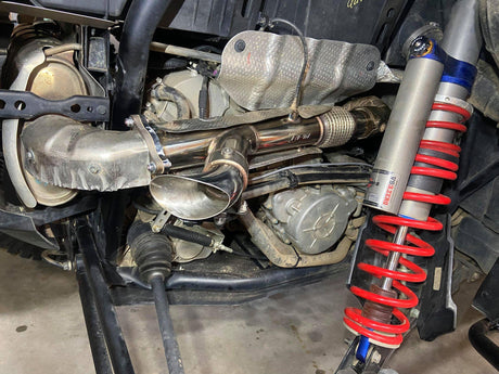 RPM RZR XPT Turbo Pro XP Pro S & Turbo R 2.5" Captains Choice Electric Side Dump E-Valve Exhaust