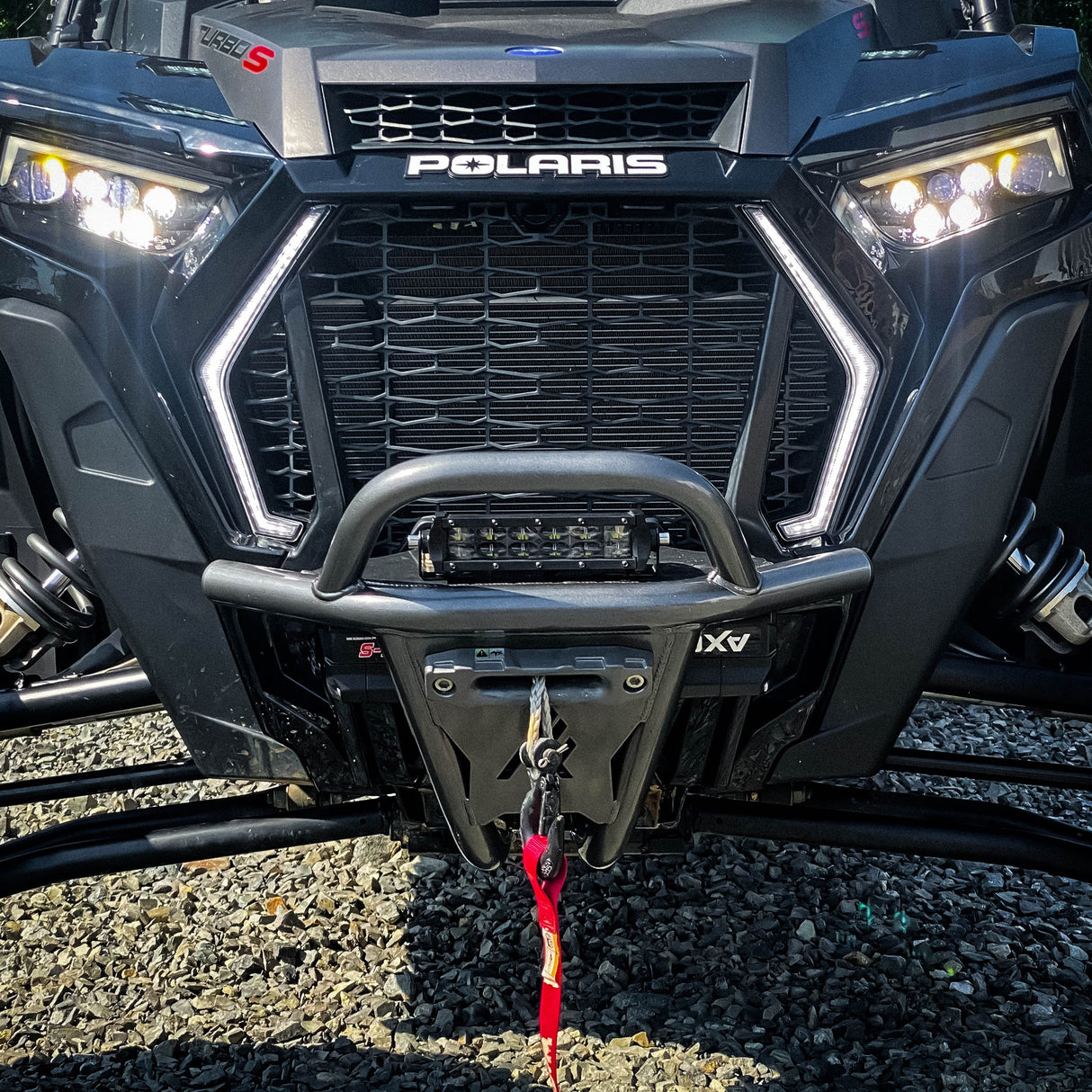 Polaris RZR Turbo S Front Winch Sport Bumper
