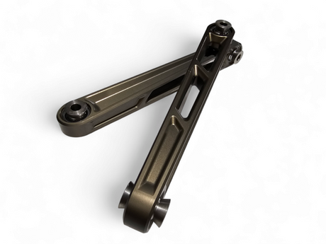 2022 to Current Polaris RZR Turbo R, Pro R Front Sway bar Link in Gun Metal Finish www.elektricoffroad.com