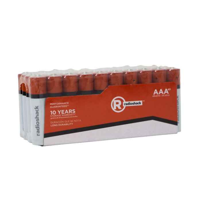 RadioShack AAA Alkaline Batteries - 40 pk TekShack