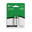 RadioShack AAA Rechargeable Batteries 2-Pack - NiMH Compact TekShack