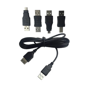 Durable RadioShack 6-in-1 USB 2.0 Adapter Kit 2605050 6 Feet TekShack