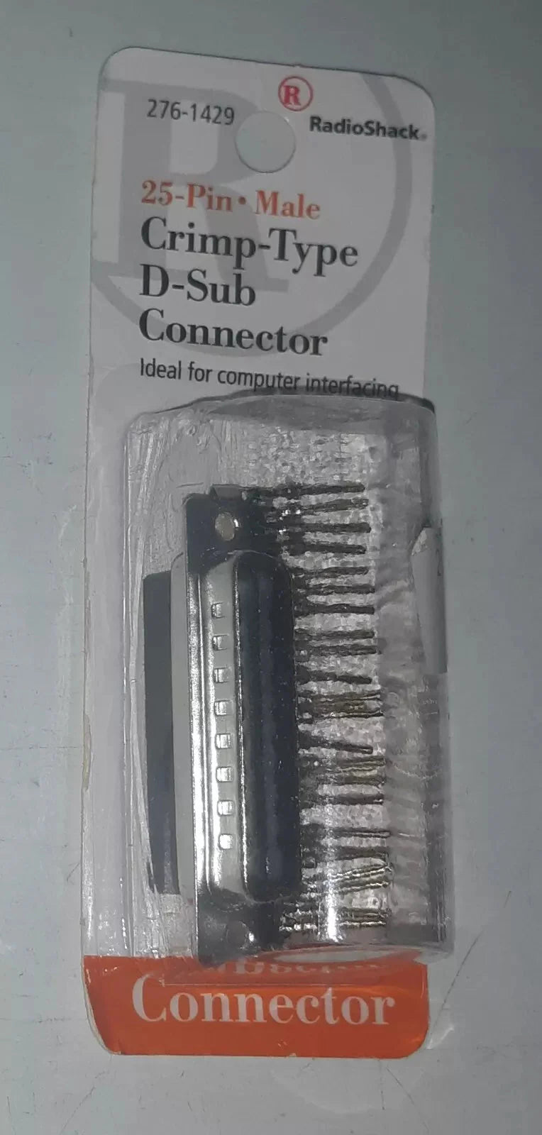Radio Shack Crimp Type D-Sub Connector, 25 Pin, Male, 276-1429 TekShack