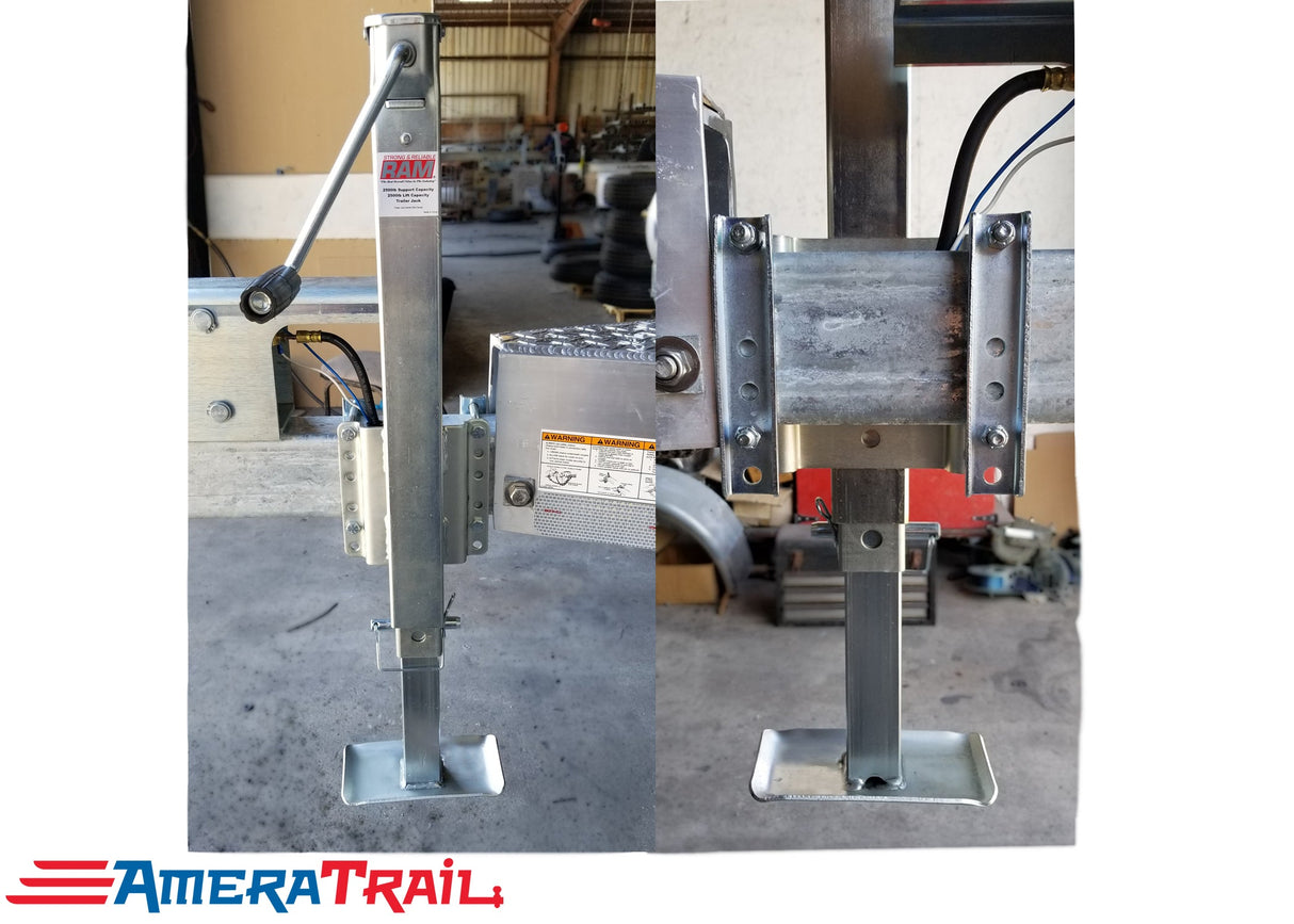 2500 lb. Rigid Mount w/ Drop Leg, Made by Ram