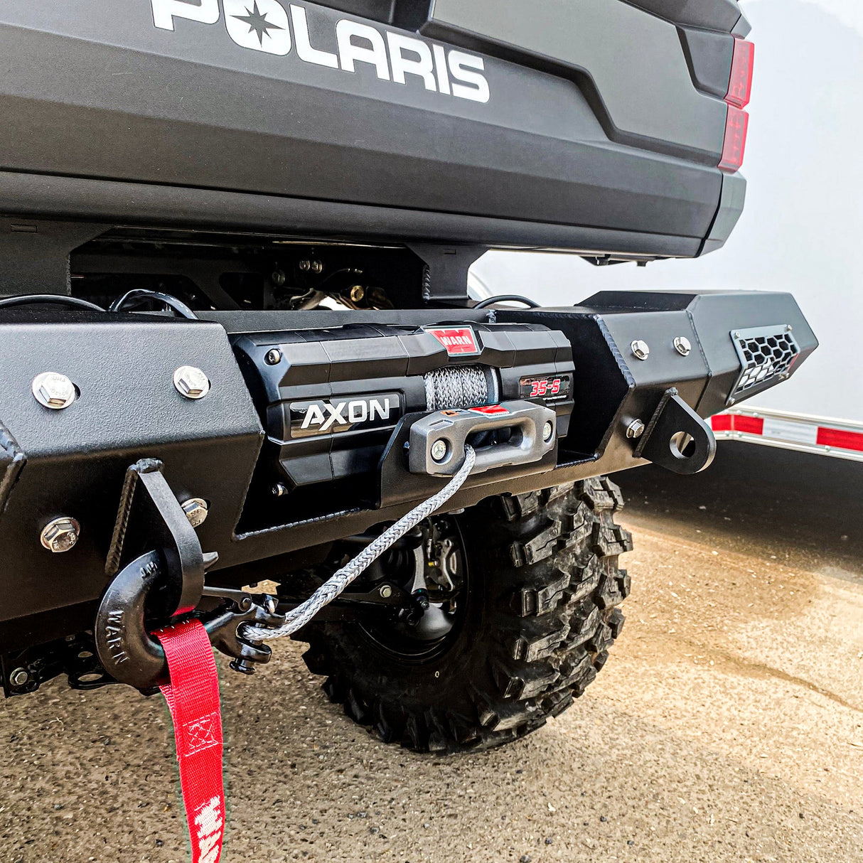 Polaris Ranger Rear Winch Bumper - ELITE EDITION