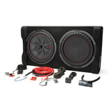 Kicker Plug and Play Powered Down-Firing 12" Enclosure Upgrade | '21- Current Ford Bronco