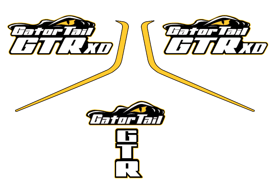 XD Clutch Cover Stickers (Colors) Gatortail