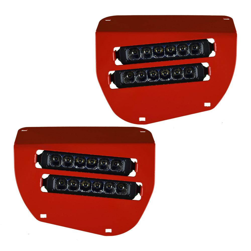 Dual Wide 8" LED Headlights for 2014+ Honda Rancher, Foreman, Rubicon