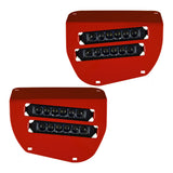 Dual Wide 8" LED Headlights for 2014+ Honda Rancher, Foreman, Rubicon