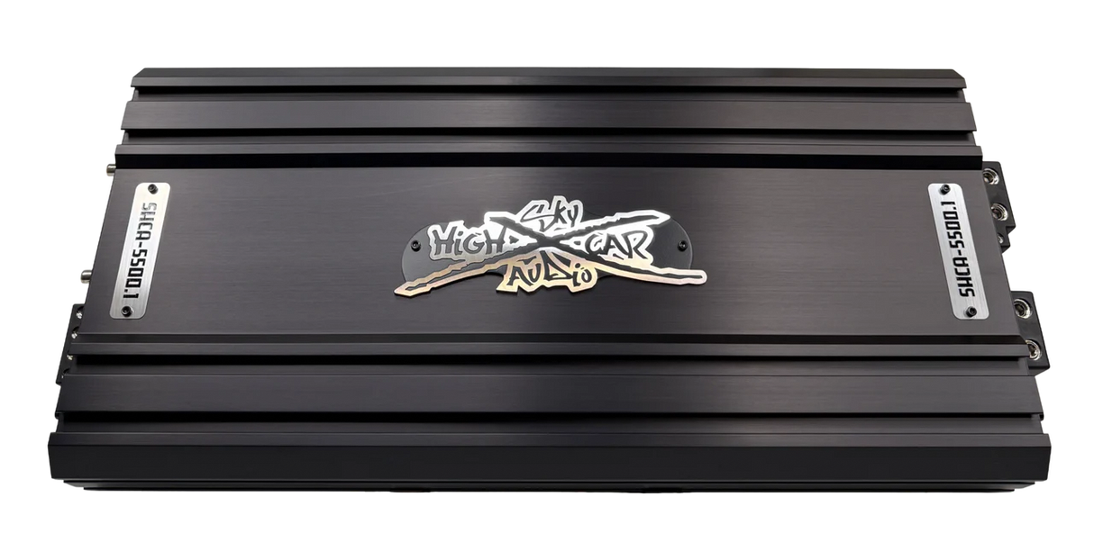 Sky High Car Audio SHCA5500.1 Monoblock Amplifier | Made in Korea Sky High Car Audio
