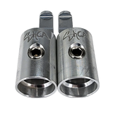 Sky High Car Audio 1/0 to 4 Gauge Amp Input Reducers (Pair) Sky High Car Audio