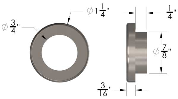 Repair Weld Washer 3/4"