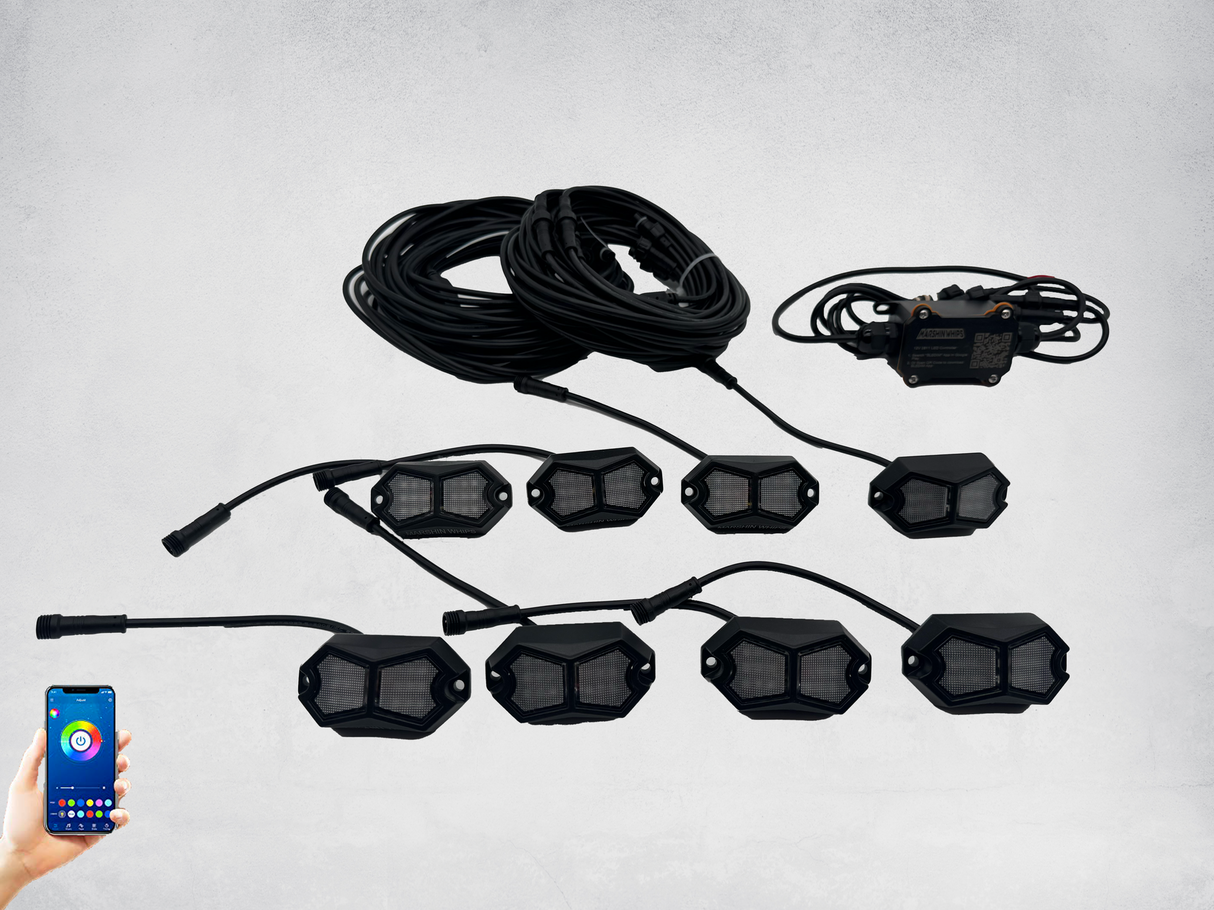 Rosewell X-1 Rock Lights 8-pack by Marshin Whips