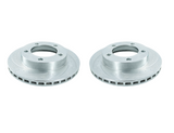New Performance Rotors (Pair) Dimple-Drilled, Slotted, Zinc Plated.