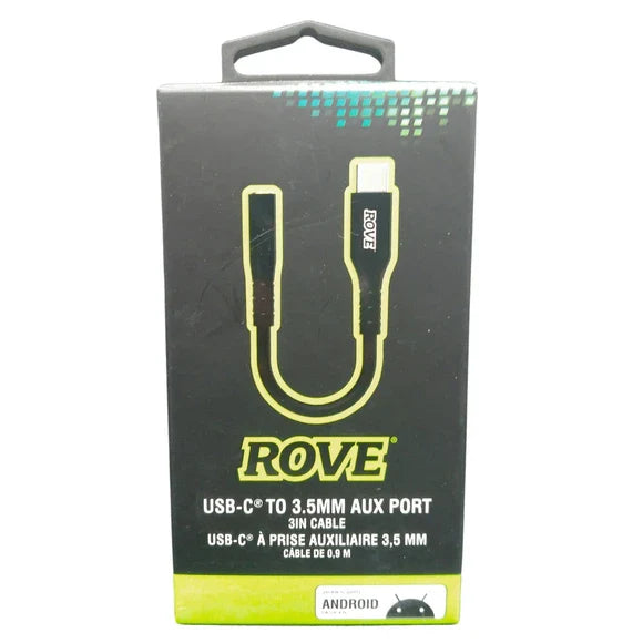 Rove USB C to 3.5 MM Aux Audio Adapter TekShack