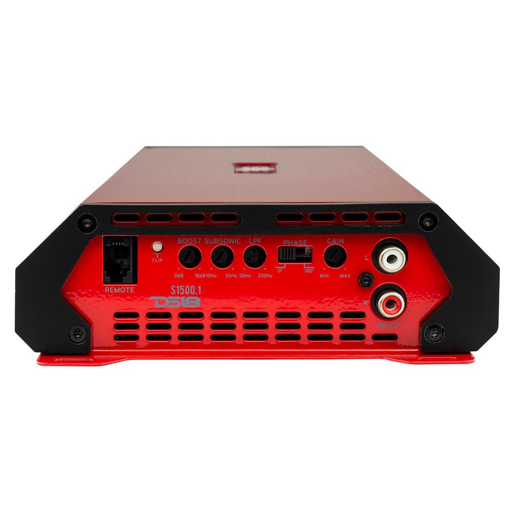 DS18 SELECT S-1500.1 –  Class AB 1 Channel Monoblock Amplifier – 1500 Watts