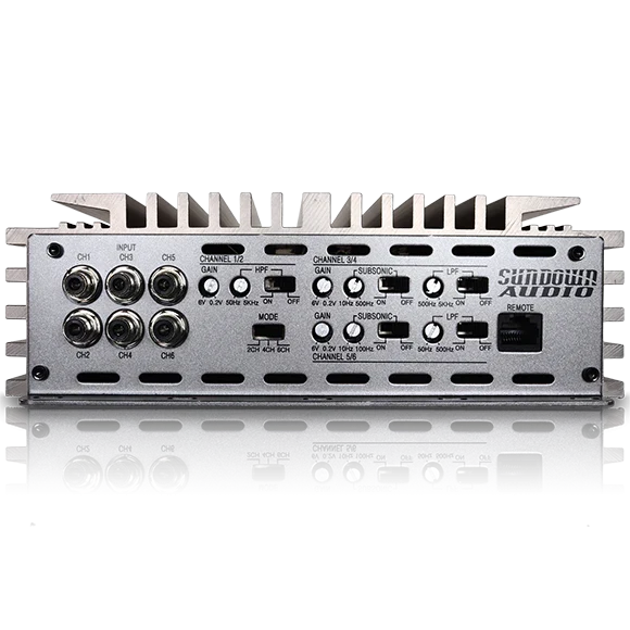 Sundown Audio SALT-2000.6 2000W Class D 6-Channel Amplifier Made In Korea Sundown Audio