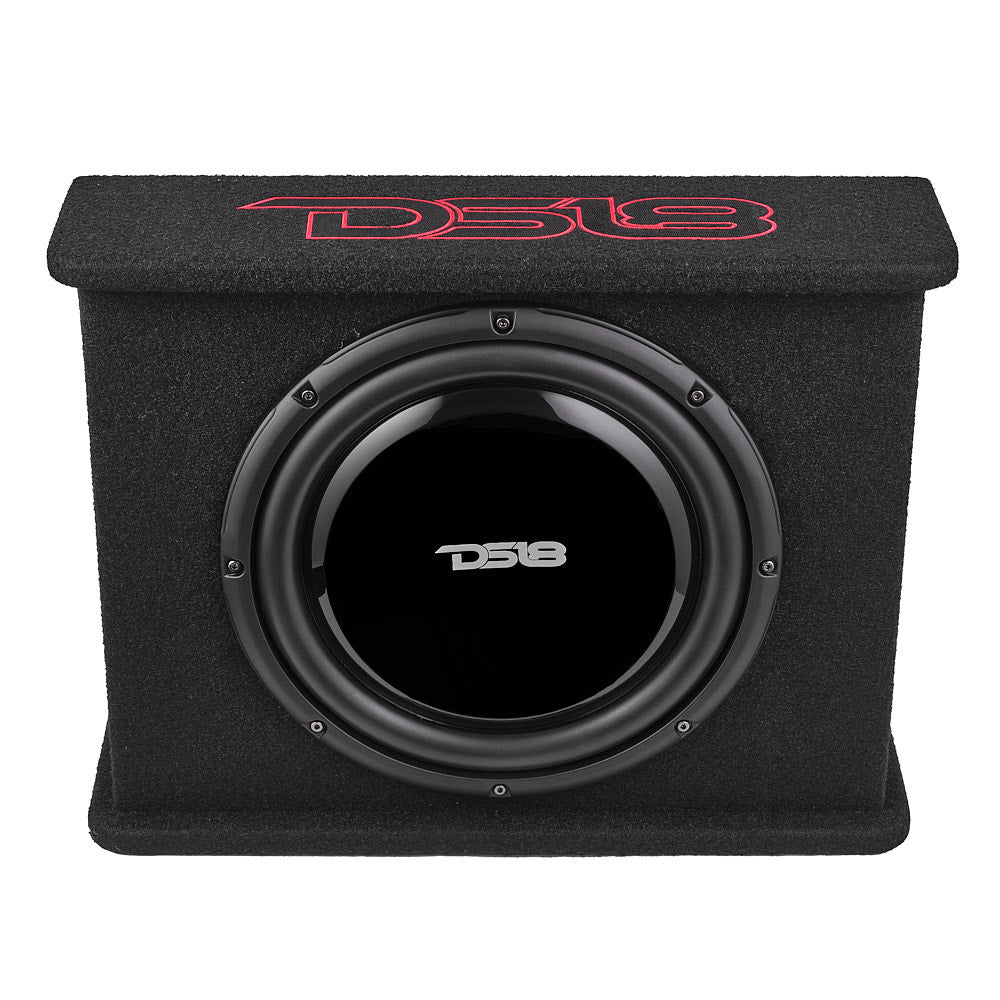 12" Loaded Amplified Shallow Subwoofer Enclosure 350 Watts Rms DS18