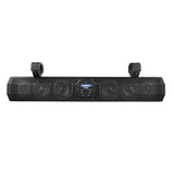 24" Marine Sound Bar Speaker System, 6 Speakers 600 Watts, Bluetooth® v5.0, Rotating Control Panel