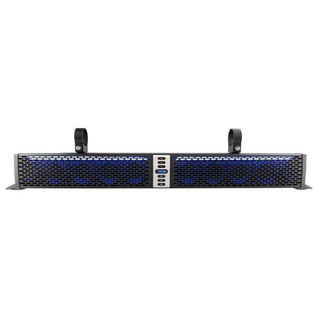 DS18 HYDRO SBAR35BT 35" Marine Water Resistant  Amplified With Bluetooth Sound Bar Speaker System RGB LED Lights 10 Speakers 800 Watts