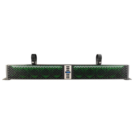 DS18 HYDRO SBAR35BT 35" Marine Water Resistant  Amplified With Bluetooth Sound Bar Speaker System RGB LED Lights 10 Speakers 800 Watts