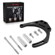 SBC Low Mount Adjustable Alternator Bracket for SBC 305, 327, 350 5.0L 5.7L V8 with Long Water Pump (V-Belt) Flashark