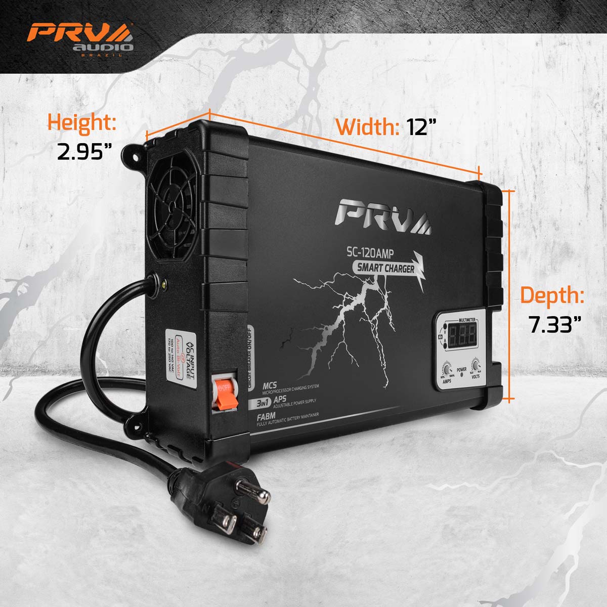 SC-120AMP PRV 120 Amp Battery Charger PRV