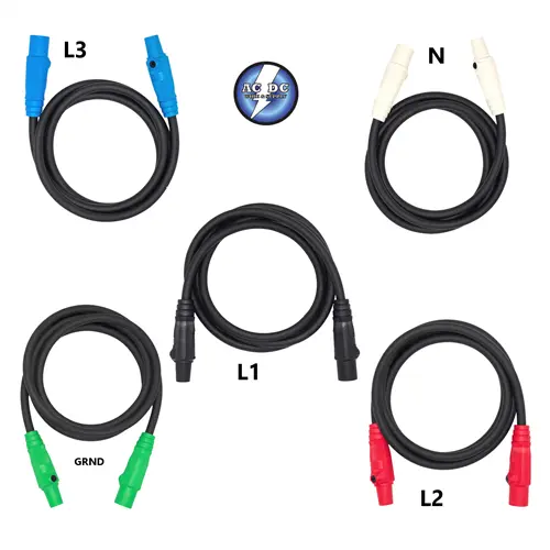 4/0 Feeder STAGE AND LIGHTING Cable. 5-10' 4/0 wire STANDARD 405 W/CAM LOCK M/F AC/DC WIRE AND SUPPLY