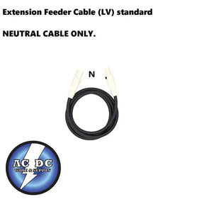 Extension Feeder Stage and lighting Cable 15 ft 4/0 N WHITE (LV) standard 405A AC/DC WIRE AND SUPPLY