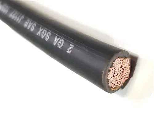 SGX 2 AWG BLACK Automotive battery cable AC/DC WIRE AND SUPPLY