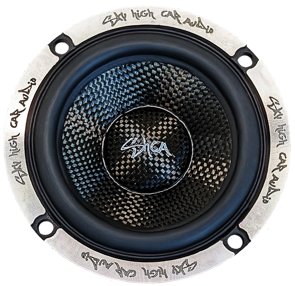 Sky High Car Audio SH-35FE | 3.5" Midrange Speaker w/ Carbon Fiber Cone (Pair) Sky High Car Audio