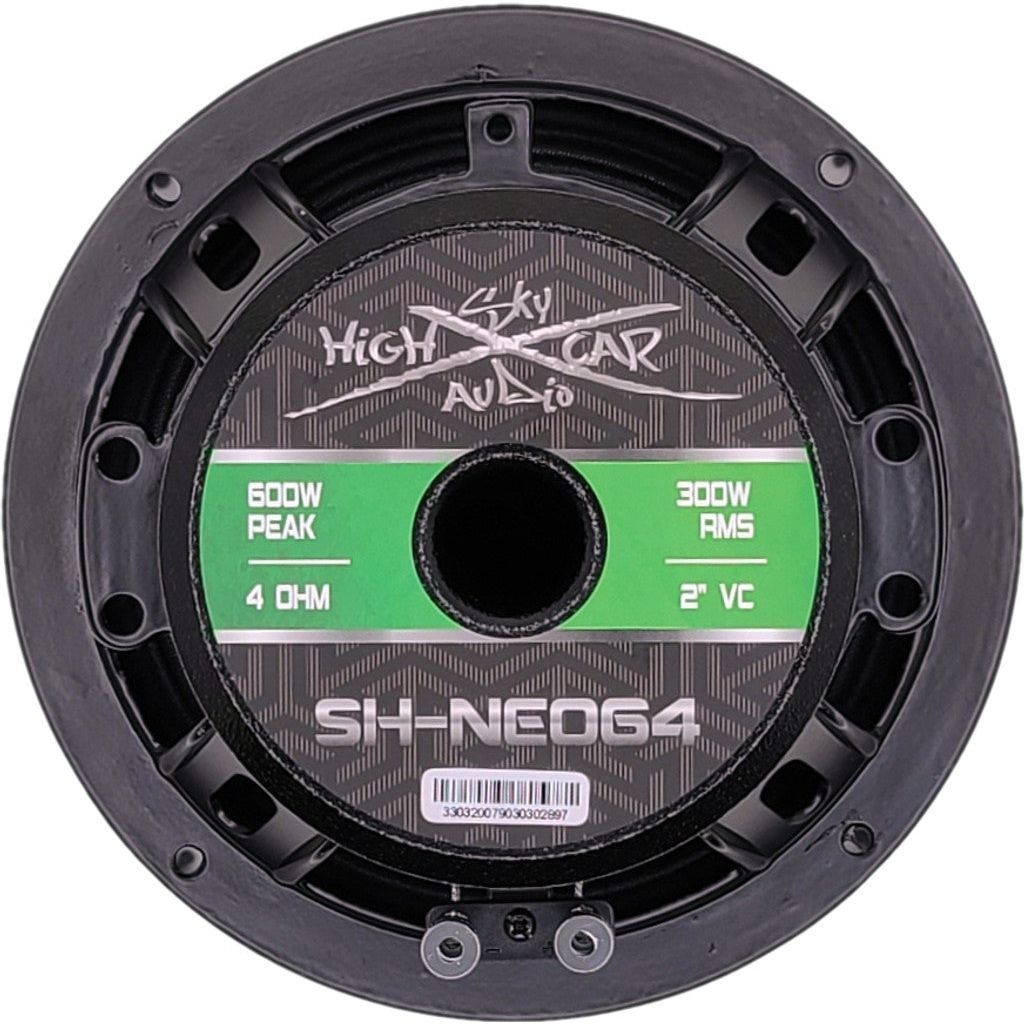 Sky High Car Audio SH-NEO64 6.5" 300W RMS Midrange Speaker (Single) Sky High Car Audio