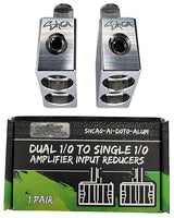 Sky High Car Audio Dual 1/0 AWG to Single 1/0 Amp Input Reducers (Pair) Sky High Car Audio