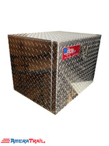 Underbody Toolbox w/ Drop Down Front Door & T Style Lock Handle, Diamond Plate - RDS