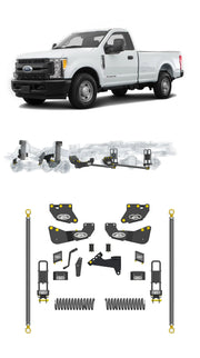 Any Level 4.5" Static Lift - Base System: F-250/F-350, Single Rear Wheel (2017-2019) Any Level Lift