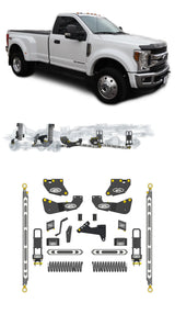 Any Level 4.5" Static Lift - Base System: F-350, Dual Rear Wheel (2017-2019) Any Level Lift