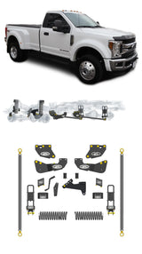 Any Level 4.5" Static Lift - Base System: F-350, Dual Rear Wheel (2017-2019) Any Level Lift