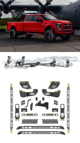Any Level 5.5" Static Lift - Base System: F-250/F-350, Single Rear Wheel (2020-2022) Any Level Lift