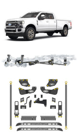 Any Level 5.5" Static Lift - Base System: F-250/F-350, Single Rear Wheel (2020-2022) Any Level Lift