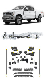 Any Level 5.5" Static Lift - Base System: F-250/F-350, Single Rear Wheel (2020-2022) Any Level Lift