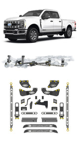 Any Level 5.5" Static Lift - Base System: F-250/F-350, Single Rear Wheel (2023+) Any Level Lift