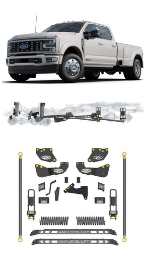 Any Level 5.5" Static Lift - Base System: F-350, Dual Rear Wheel (2023+) Any Level Lift