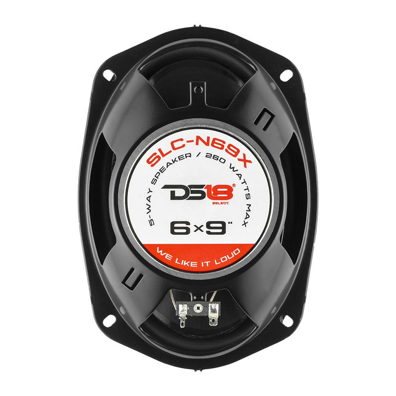 DS18 SLC-N69X SELECT 6x9" 5-Way Coaxial Speaker 260 Watts 4-Ohm