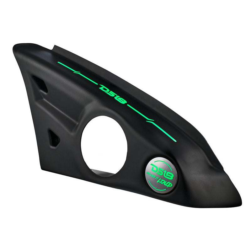 Polaris Slingshot Arm Rest Empty Enclosure With Digital Led Lights fits 2 x 6.5" Speakers  | 2015 - Current