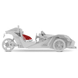 Polaris Slingshot Inside Armrest Speaker Panels Loaded | 2 x PRO-HY6.4MSL and Digital LED Lights | 2015 - Current